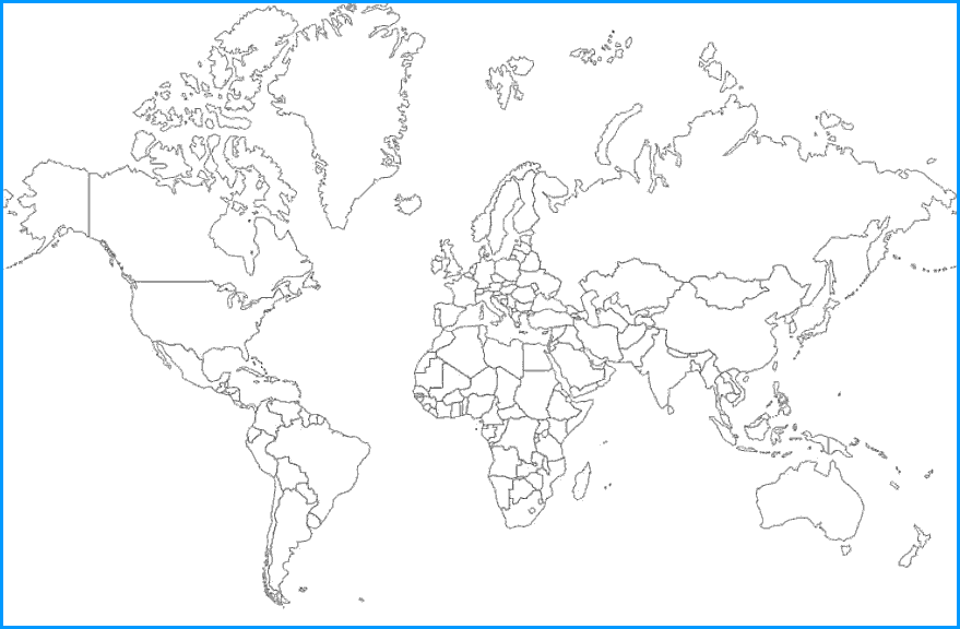 world outline